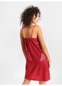 New Style Vestitino Corto Elegante Vestiti Donna Rosso Taglia Unica