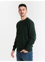 Coveri Collection Maglioncino Girocollo Con Toppe Pullover Uomo Verde Taglia L