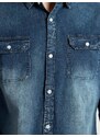M. Angel Camicia Di Jeans In Cotone Classiche Uomo Taglia M