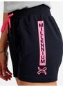 Millennium Pantaloncini Sportivi In Cotone Pantaloni e Shorts Donna Blu Taglia L