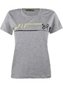 Millennium T-shirt Donna In Cotone Elasticizzato Grigio Taglia S