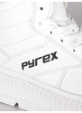Pyrex Py030114 Sneakers Donna Alte Stringate Bianco Taglia 40