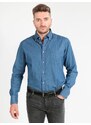 Coveri Collection Camicia Uomo Denim Regular Fit Classiche Jeans Taglia Xl