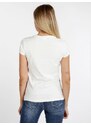 Ellesse T-shirt Donna a Maniche Corte Con Stampa Manica Corta Bianco Taglia Xs