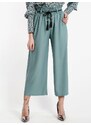 Solada Pantaloni Donna Culotte Tinta Unita Casual Blu Taglia Unica