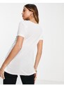 ASOS Maternity ASOS DESIGN Maternity - T-shirt comoda bianca con scollo a V-Bianco