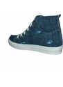 Malu Shoes Sneakers uomo alto jeans strappi made in italy fondo antiscivolo ultraleggero moda