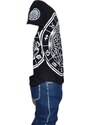 Malu Shoes Maglia t-shirt lunga stampato uomo nera cotone maniche corte stampa oroscopo moda giovanile estate