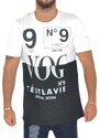 Malu Shoes T-Shirt uomo man VOG maglia a maniche corte in jersey di cotone con stampa moda giovanile