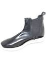 Malu Shoes Scarpe uomo beatles art:0164 made in italy pelle nero nappa fondo rigato sporco running comfort genuine leather