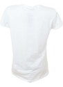 Malu Shoes T-shirt donna basic bianca modello slim bianca con scritta STO NERVOSA cotone made in Italy