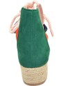Malu Shoes Sandalo basso donna espadrillas con para alta colorati camouflage con cordino incrociato alla schiava estate moda donna
