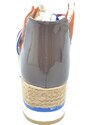 Malu Shoes Sandalo basso colorato donna espadrillas con para in gomma alta camouflage con cordino incrociato moda Capri