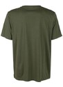 Bear T-shirt Uomo In Cotone Manica Corta Verde Taglia M