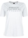 Freddy T-shirt Manica Corta Con Scritta Donna Bianco Taglia S