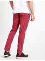 Baci & Abbracci Pantaloni In Cotone Slim Fit Casual Uomo Rosso Taglia 44