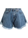 3 Desy Shorts Donna In Jeans Vita Alta Taglia L