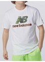 New Balance T-shirt Uomo Athletics Psy Varsity Bianco Taglia L