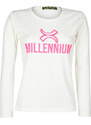 Millennium Maglietta Donna a Maniche Lunghe T-shirt Manica Lunga Bianco Taglia Xxl