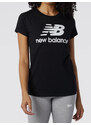 New Balance Esse St Logo T-shirt Donna Manica Corta Nero Taglia M