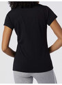 New Balance Esse St Logo T-shirt Donna Manica Corta Nero Taglia L