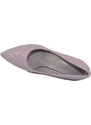 Malu Shoes Scarpe donna decollete a punta elegante in pelle trapuntata lilla glicine viola tacco a spillo 12 cm moda evento