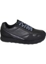 Sneakers uomo umbro linea score a pannelli con dettagli a contrasto nero tinta unita fondo running ergonomico comfort