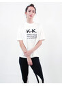 KENDALL AND KYLIE T-shirt Bianca con Scritta