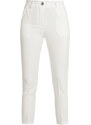 Melitea Pantaloni Donna Eleganti Monocolore Bianco Taglia M