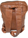 Malu Shoes Zaino cuoio uomo borsa medio rettangolare 13 pollici laptop portatile pu pelle con zip backpack casual elegante