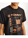 Tommy Jeans T-Shirt TJM UNITEE FLAG REPTILE TEE Uomo colore nero