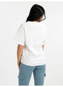 Solada T-shirt Donna Oversize In Cotone Manica Corta Bianco Taglia Unica