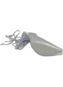 Malu Shoes Scarpa tacco donna grigio raso sandalo punta tallone scoperto allacciatura schiava caviglia lacci scollo v decollete