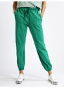 New Collection Pantaloni Donna Sportivi In Felpa e Shorts Verde Taglia Unica