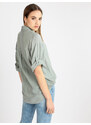 Solada Maxi Camicia Donna Classiche Verde Taglia 2/3xl