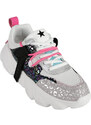 Shop Art Chunky Amy Sneakers Donna Con Glitter Basse Multicolore Taglia 38