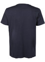 Navigare T-shirt Uomo In Cotone Con Scritta Manica Corta Blu Taglia Xl