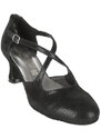Top Dance Shoes Scarpe Da Ballo Donna Incrociata Nero Taglia 37