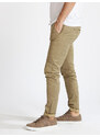 3-d Jeans Pantaloni Uomo Slim Fit In Cotone Casual Marrone Taglia 46
