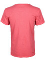 Made In Italy T-shirt Da Uomo Cotone Con Taschino Manica Corta Rosso Taglia 3xl