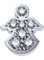 Donnaoro elements Charm angelo donna in oro bianco e diamanti Elements dchf3407.002