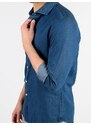 B-style Camicia Di Jeans In Cotone Classiche Uomo Taglia M