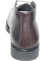 Malu Shoes Polacchino uomo invernale in vera pelle vitello marrone comfort basic stile italiano scarpe da professionista handmade