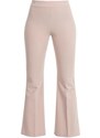 Solada Pantaloni Eleganti Monocolore a Zampa Donna Rosa Taglia Xl