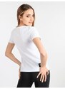 Millennium T-shirt Sportiva Con Stampa Scritta Manica Corta Donna Bianco Taglia Xl