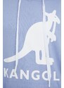 Kangol felpa in cotone donna con cappuccio