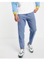 ASOS DESIGN - Jeans con doppia piega azzurri-Blu