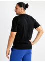 Kappa T-shirt Uomo Slim Fit In Cotone Nero Taglia Xl