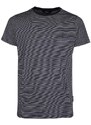 Coveri Collection T-shirt Uomo Rigata In Cotone Manica Corta Blu Taglia Xxl