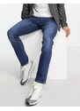Topman - Jeans slim elasticizzati lavaggio medio-Blu